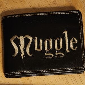 Harry Potter Muggle Black Pleather Wallet